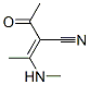 2-Butenenitrile, 2-acetyl-3-(methylamino)-(9ci) Structure,108161-07-5Structure