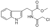 Methyl 2-[(2-chloroacetyl)amino]-3-(1h-indol-3-yl)propanoate Structure,108273-71-8Structure