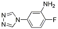 2-Fluoro-5-[1,2,4]triazol-4-yl-phenylamine Structure,1082766-13-9Structure