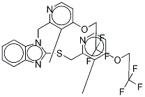 N-[3-methyl-4-(2,2,2-trifluoroethoxy)-2-pyridinyl]methyl lansoprazole sulfide Structure,1083100-27-9Structure