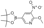 2-Methoxy-3-nitro-5-(4,4,5,5-tetramethyl-[1,3,2] dioxaborolan-2-yl)-pyridine Structure,1083168-94-8Structure