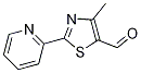 5-Thiazolecarboxaldehyde, 4-methyl-2-(2-pyridinyl)- Structure,1083224-02-5Structure