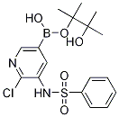 N-[2-chloro-5-(4,4,5,5-tetramethyl-1,3,2-dioxaborolan-2-yl)-3-pyridinyl]-benzenesulfonamide Structure,1083326-55-9Structure