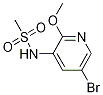 N-[5-bromo-2-(methyloxy)-3-pyridinyl]methanesulfonamide Structure,1083327-58-5Structure