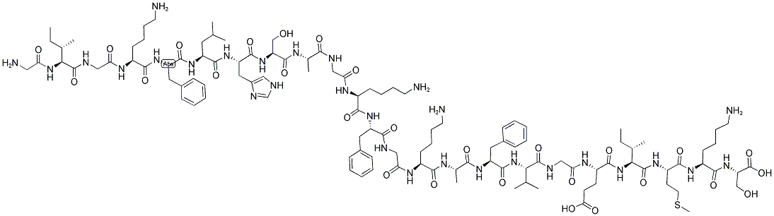 Magainin i Structure,108433-99-4Structure