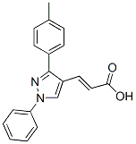 3-(1-Phenyl-3-p-tolyl-1H-pyrazol-4-yl)-acrylic acid Structure,108446-74-8Structure