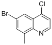 6-Bromo-4-chloro-8-methylquinoline Structure,1086062-90-9Structure