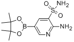 2-Amino-5-(4,4,5,5-tetramethyl-1,3,2-dioxaborolan-2-yl)-3-pyridinesulfonamide Structure,1086063-51-5Structure