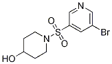 1-[(5-Bromo-3-pyridinyl)sulfonyl]-4-piperidinol Structure,1086064-87-0Structure