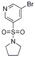 3-Bromo-5-(1-pyrrolidinylsulfonyl)pyridine Structure,1086064-89-2Structure