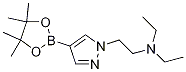 1H-pyrazole-1-ethanamine, n,n-diethyl-4-(4,4,5,5-tetramethyl-1,3,2-dioxaborolan-2-yl)- Structure,1086111-20-7Structure