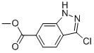 3-Chloro 1h-indazole-6-carboxylic acid methyl ester Structure,1086391-18-5Structure