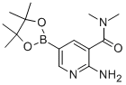 2-Amino-n,n-dimethyl-5-(4,4,5,5-tetramethyl-1,3,2-dioxaborolan-2-yl)-3-pyridinecarboxamide Structure,1092580-90-9Structure