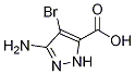 3-Amino-4-bromo-1h-pyrazol-5-carboxylic acid Structure,1092683-01-6Structure