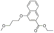 4-(3-Methoxypropoxy)-2-naphthalenecarboxylic acid ethyl ester Structure,1093073-45-0Structure