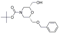 (2S,6r)-tert-butyl 2-(benzyloxymethyl)-6-(hydroxymethyl)morpholine-4-carboxylate Structure,1093085-90-5Structure