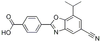 4-(5-Cyano-7-isopropylbenzo[d]oxazol-2-yl)benzoic acid Structure,1093395-66-4Structure