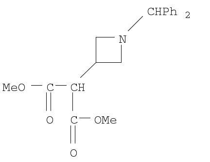 Dimethyl2-(1-benzhydrylazetidin-3-yl)malonate Structure,1093758-71-4Structure