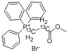 (Carbethoxymethyl-1,2-13C2)triphenylphosphonium bromide Structure,109376-35-4Structure