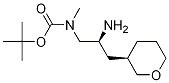 Tert-butyl((s)-2-amino-3-((r)-tetrahydro-2h-pyran-3-yl)propyl)(methyl)carbamate Structure,1093869-21-6Structure