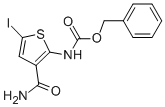 Benzyl 3-carbamoyl-5-iodothiophen-2-ylcarbamate Structure,1093877-97-4Structure