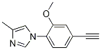 1-(4-Ethynyl-2-methoxyphenyl)-4-methyl-1h-imidazole Structure,1093980-57-4Structure