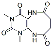 Pyrimido[4,5-b][1,4]diazocine-2,4,6,9(1h,3h)-tetrone, 5,7,8,10-tetrahydro-1,3-dimethyl- Structure,109458-61-9Structure