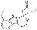 Etodolac related compound a (25 mg) ((+/-)-8-ethyl-1-methyl-1,3,4,9-tetrahydropyrano [3,4-b]-indole-1-acetic acid) Structure,109518-50-5Structure