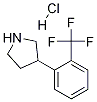 3-[2-(Trifluoromethyl)phenyl]pyrrolidine hydrochloride Structure,1095545-09-7Structure