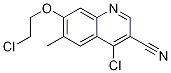 4-Chloro-7-(2-chloroethoxy)-6-methyl-3-quinolinecarbonitrile Structure,1096120-27-2Structure