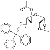 3-Acetyl-1,2-o-isopropylidene-6-o-trityl-beta-l-arabino-hexofuranos-5-ulose Structure,109680-98-0Structure