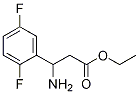 3-Amino-3-(2,5-difluoro-phenyl)-propionic acid ethyl ester Structure,1096828-54-4Structure