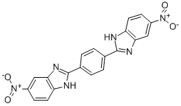 5-Nitro-2-(4-(5-nitro-1h-benzo[d]imidazol-2-yl)phenyl)-1h-benzo[d]imidazole Structure,109702-85-4Structure