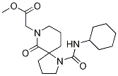 1-[(Cyclohexylamino)carbonyl]-6-oxo-1,7-diazaspiro[4.5]decane-7-acetic acid methyl ester Structure,1097218-49-9Structure