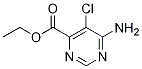 4-Pyrimidinecarboxylic acid, 6-amino-5-chloro-, ethyl ester Structure,1097250-86-6Structure