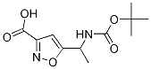 5-(1-((Tert-butoxycarbonyl)amino)ethyl)isoxazole-3-carboxylicacid Structure,1097257-19-6Structure