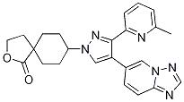 8-(4-([1,2,4]Triazolo[1,5-a]pyridin-6-yl)-3-(6-methylpyridin-2-yl)-1h-pyrazol-1-yl)-2-oxaspiro[4.5]decan-1-one Structure,1097729-66-2Structure