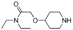 N,n-diethyl-2-(4-piperidinyloxy)-acetamide Structure,1097828-89-1Structure