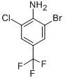 2-Bromo-6-chloro-4-(trifluoromethyl)aniline Structure,109919-26-8Structure