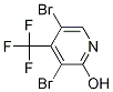 3,5-Dibromo-2-hydroxy-4-(trifluoromethyl)pyridine Structure,109919-34-8Structure