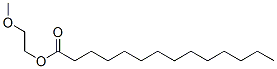 2-Methoxyethyl tetradecanoate Structure,110-37-2Structure