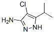 1H-pyrazol-3-amine, 4-chloro-5-(1-methylethyl)- Structure,110086-10-7Structure