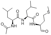 N-acetyl-l-leucyl-n-[(1s)-1-formyl-3-(methylthio)propyl]-l-leucinamide Structure,110115-07-6Structure