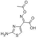 (Z)-2-(2-Aminothiazol-4-yl)-2-acetyloxyiminoacetic acid Structure,110130-88-6Structure