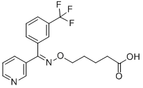 5-[[Pyridin-3-yl-[3-(trifluoromethyl)phenyl]methylidene]amino]oxypenta noic acid Structure,110140-89-1Structure