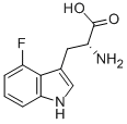 (R)-2-amino-3-(4-fluoro-1h-indol-3-yl)propanoicacid Structure,110221-04-0Structure