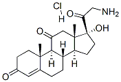 21-Amino-17-hydroxypregn-4-ene-3,11,20-trione hydrochloride Structure,110428-56-3Structure