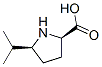 (5S,2r)-5-(methylethyl)pyrrolidine-2-carboxylicacid Structure,110452-53-4Structure