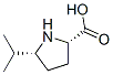 (2S,5r)-5-(methylethyl)pyrrolidine-2-carboxylicacid Structure,110452-55-6Structure