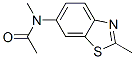 Acetamide, n-methyl-n-(2-methyl-6-benzothiazolyl)-(9ci) Structure,110460-00-9Structure